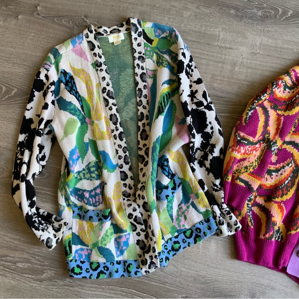 FARM Rio Colorful Patterned Sweaters - Multicolor and Pink - Picture 3 of 7